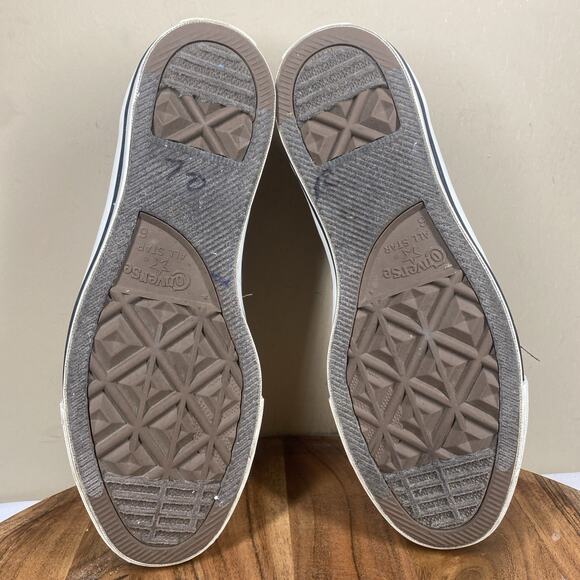 Converse All Star Womens Brown Y2K Distressed Laceless Size 8 Low Top Shoes - Picture 8 of 10